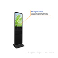 Suporte para brochura de estação de carregamento de telefone com display LCD de pé